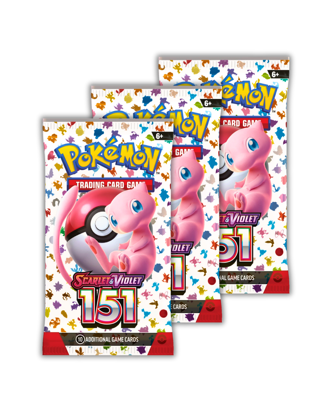 Scarlet & Violet - 151 Booster Pack x3