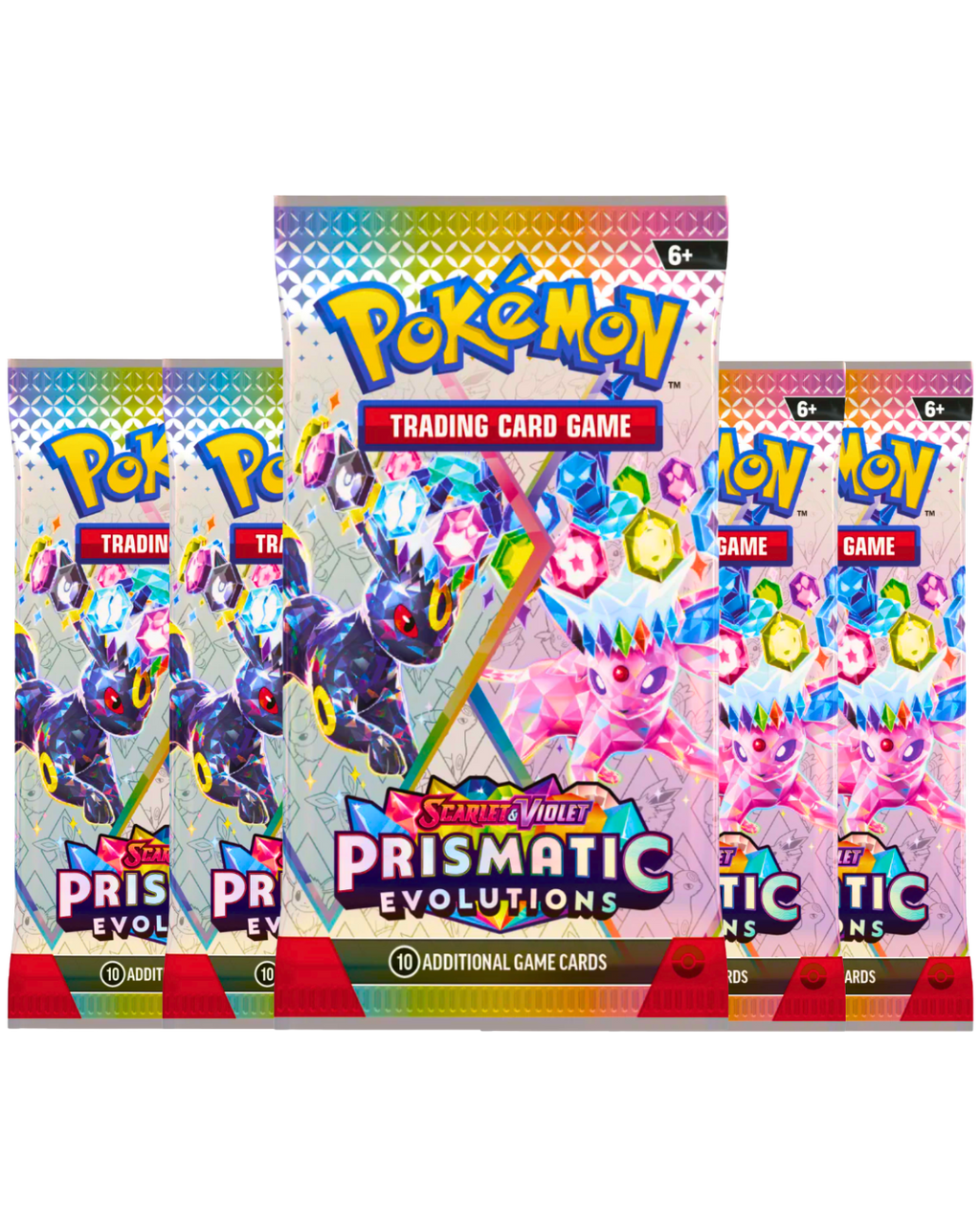 Scarlet & Violet - Prismatic Evolutions Booster Pack x5
